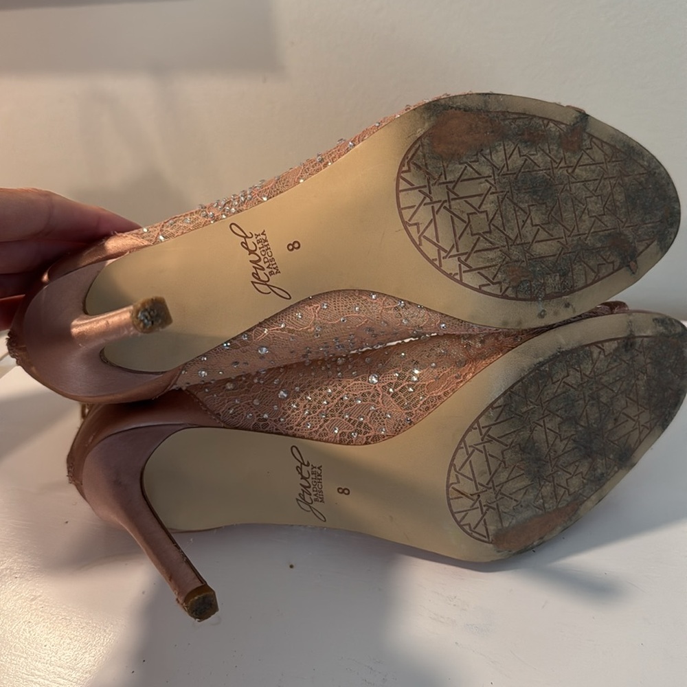 Pink heels Badgley Mischka Jewel - Picture 4 of 5